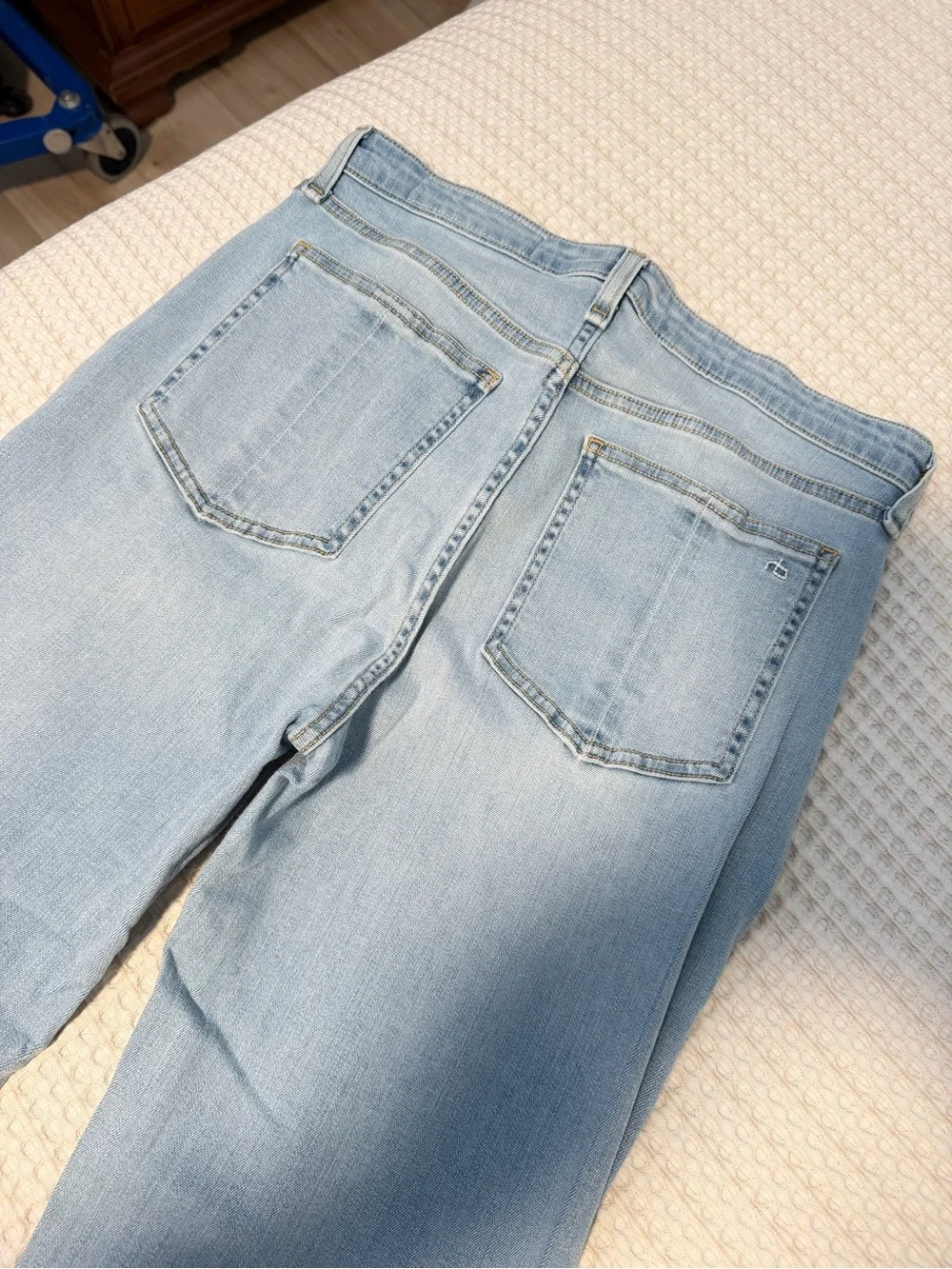 Rag & Bone Jeans Women's - Light Blue Nina High Rise Ankle - Picture 4 of 7